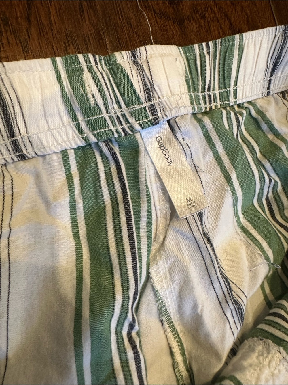 GAP Cotton Striped Lounge Pants - Picture 2 of 4